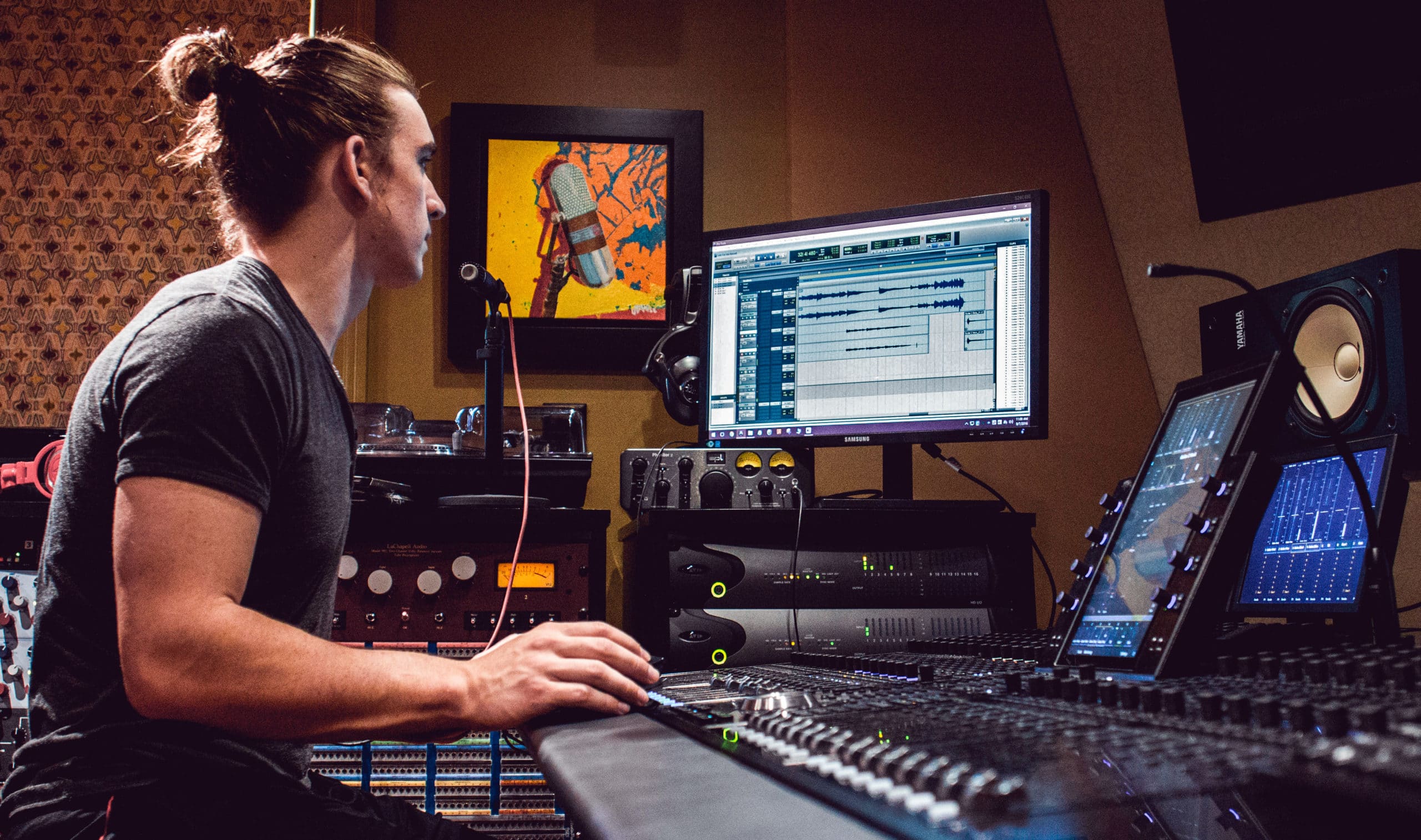 A full cycle of music production: from an idea to a finished hit